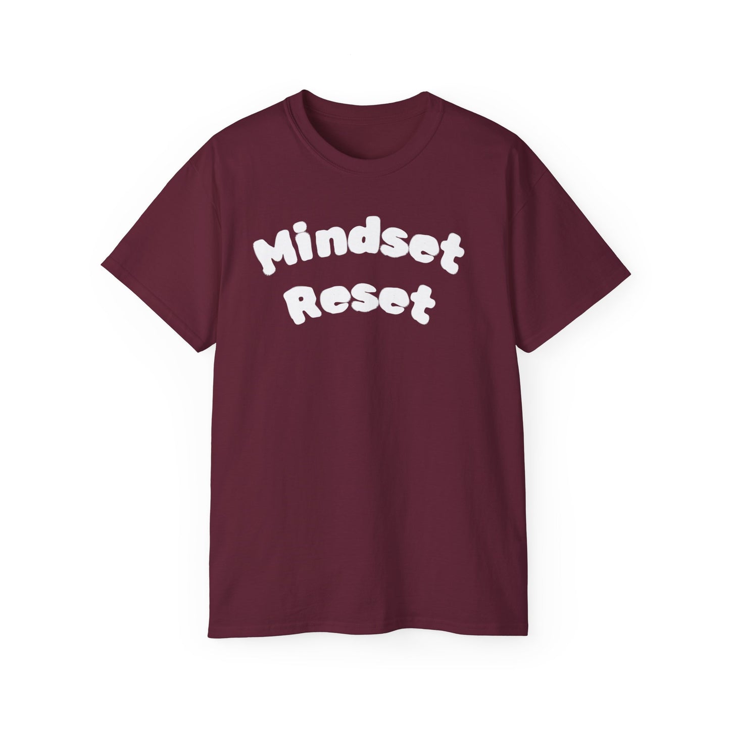 Mindset Reset Unisex Ultra Cotton Tee - Inspirational Graphic Shirt