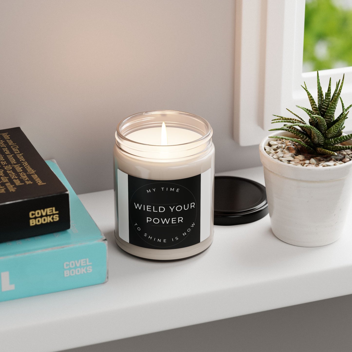My Time To Shine Is Now Inspirational Scented Soy Candle - Wield Your Power, 9oz