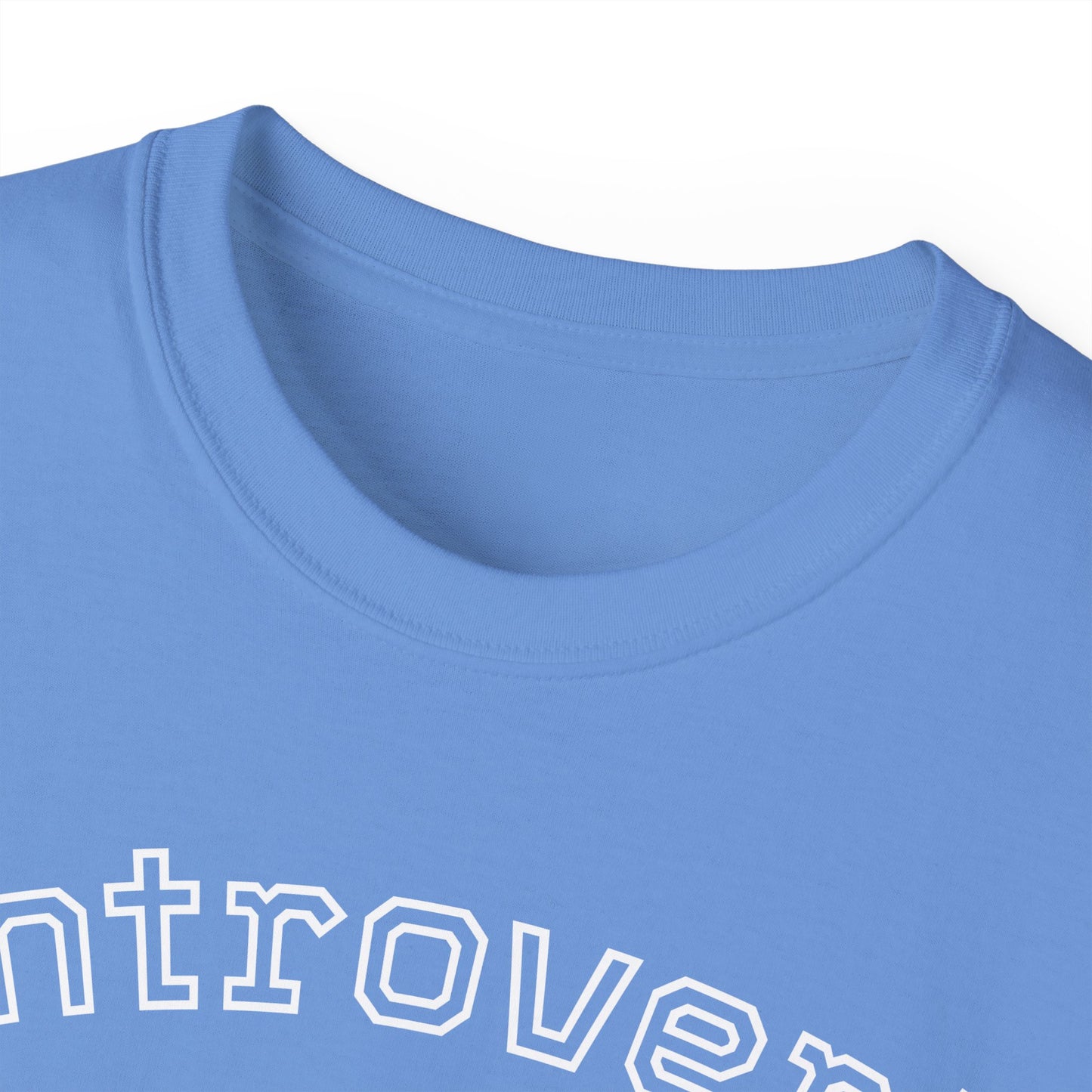 Introvert Not Invisible Unisex Ultra Cotton Tee - Casual Statement Shirt for Introverts