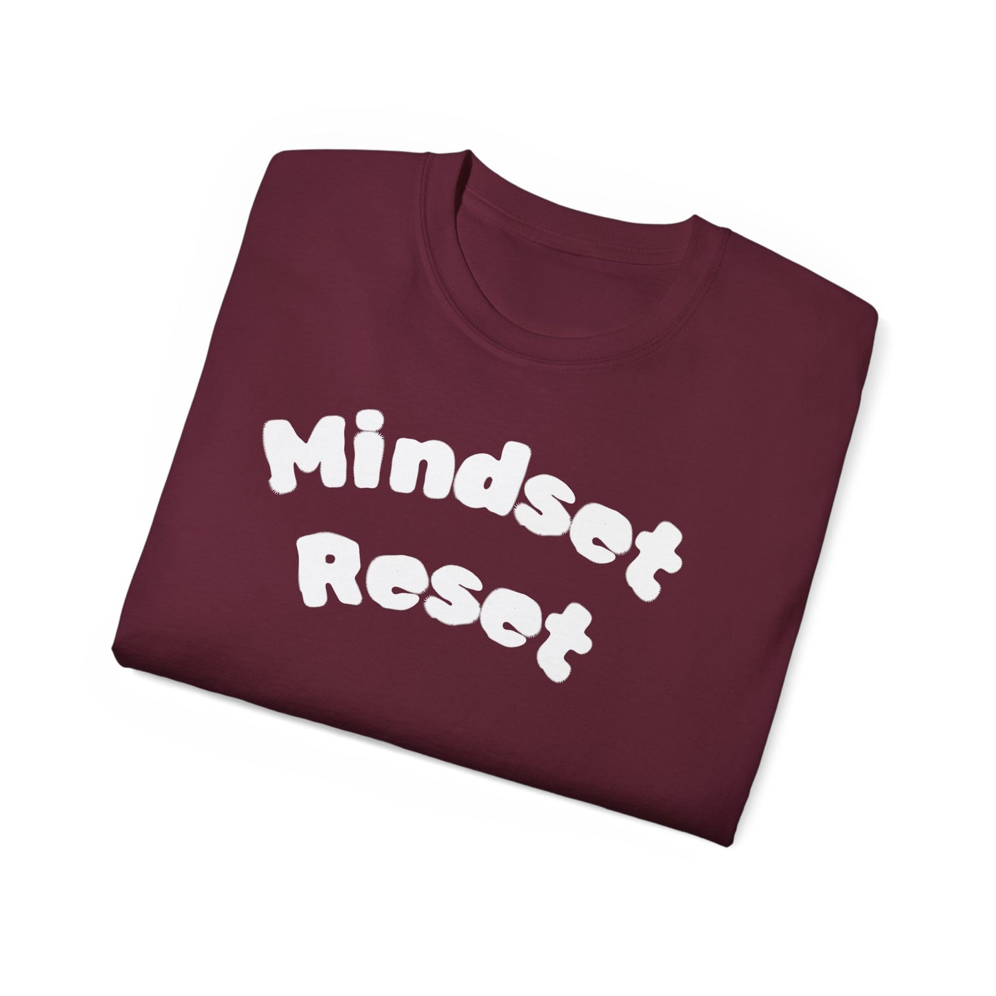 Mindset Reset Unisex Ultra Cotton Tee - Inspirational Graphic Shirt