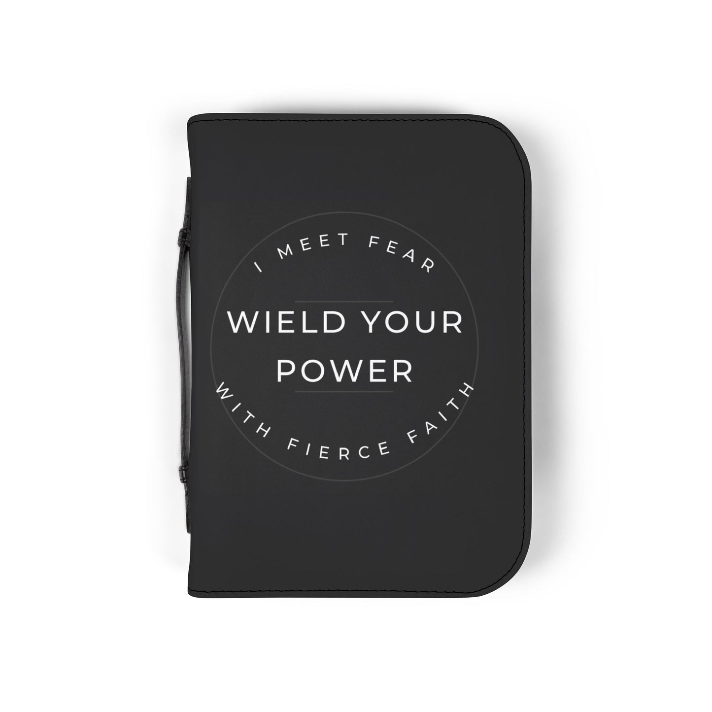 Inspirational Bible Cover - 'Wield Your Power with Fierce Faith'