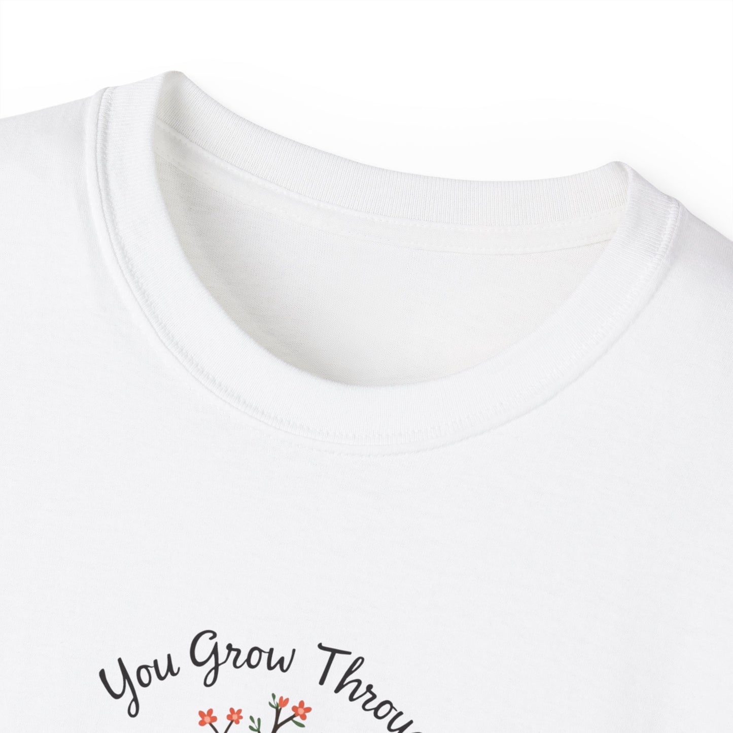 Mindful Growth Tee, Unisex Meditation Shirt, Inspirational Gift, Stress Relief Apparel, Wellness Clothing, Yoga Top, Self-Care Tee