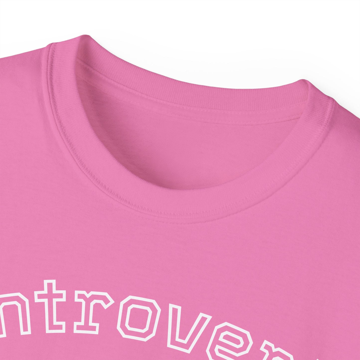 Introvert Not Invisible Unisex Ultra Cotton Tee - Casual Statement Shirt for Introverts