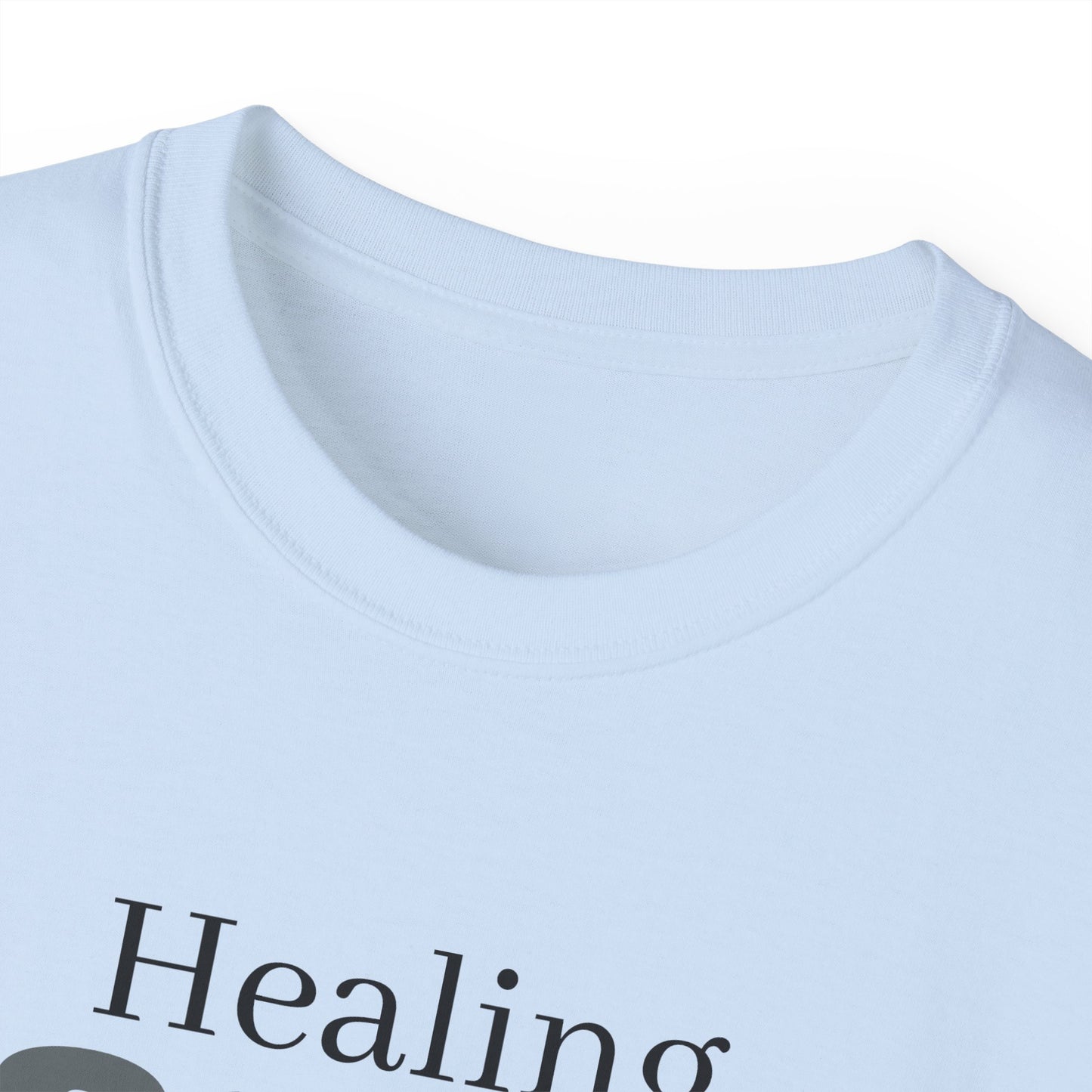 Healing Starts Unisex Ultra Cotton Tee - Comfortable Motivational T-Shirt