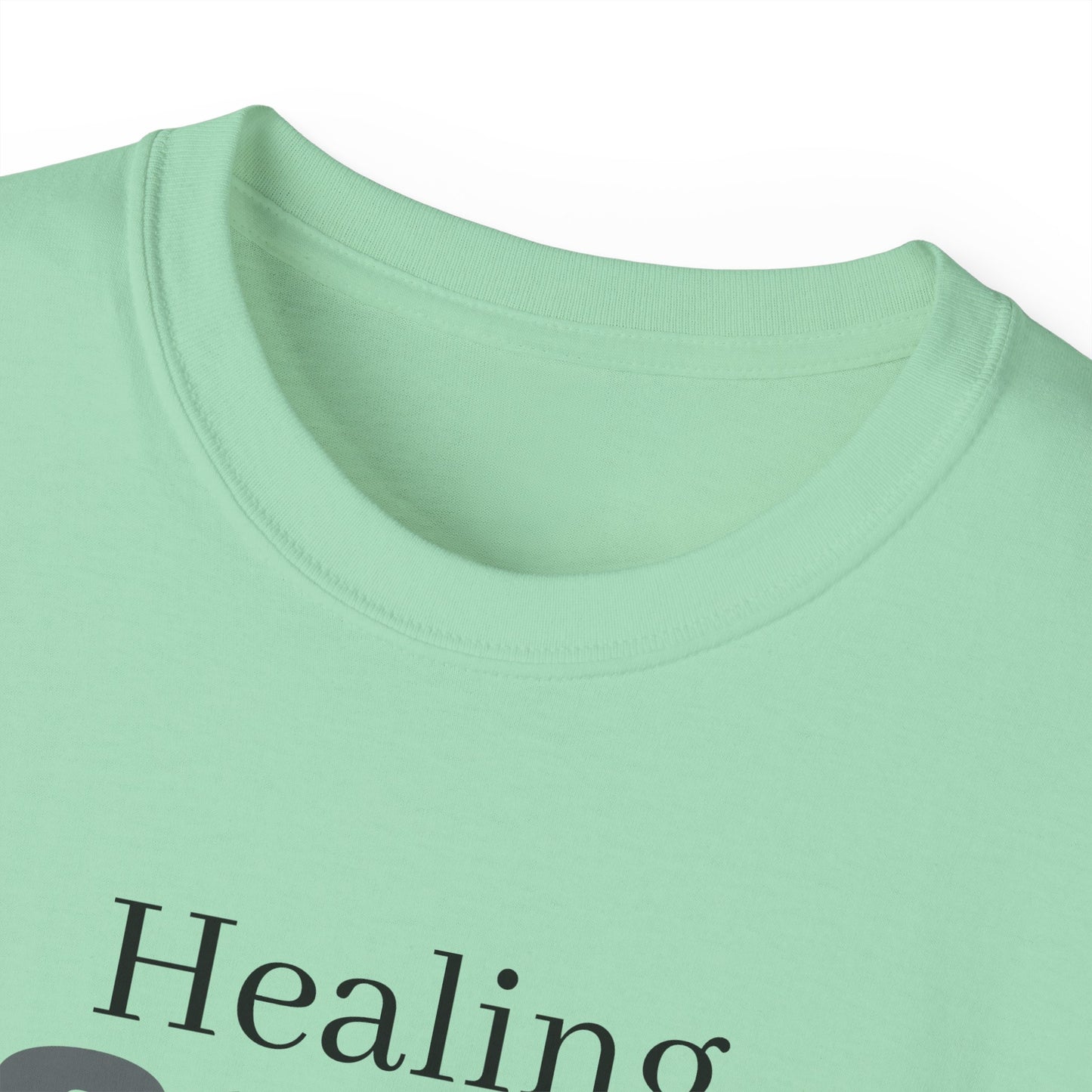 Healing Starts Unisex Ultra Cotton Tee - Comfortable Motivational T-Shirt