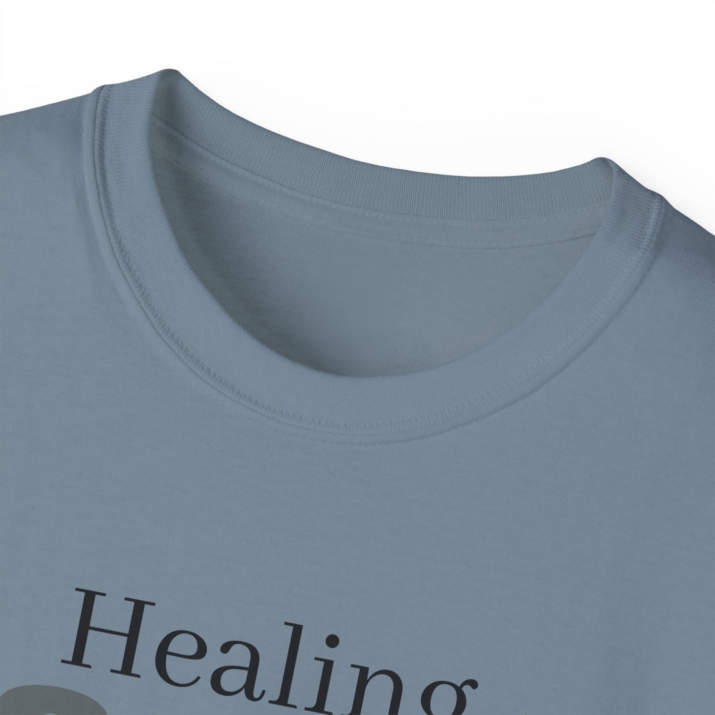 Healing Starts Unisex Ultra Cotton Tee - Comfortable Motivational T-Shirt