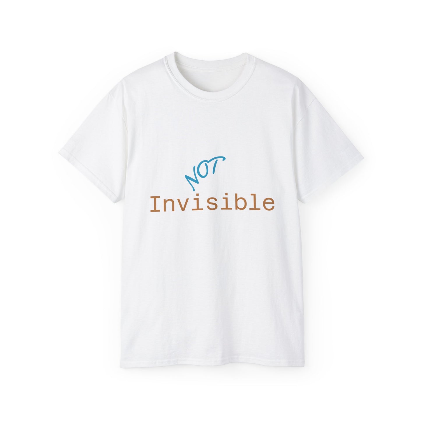 Introvert Not Invisible Unisex Ultra Cotton Tee - Casual Statement Shirt for Introverts