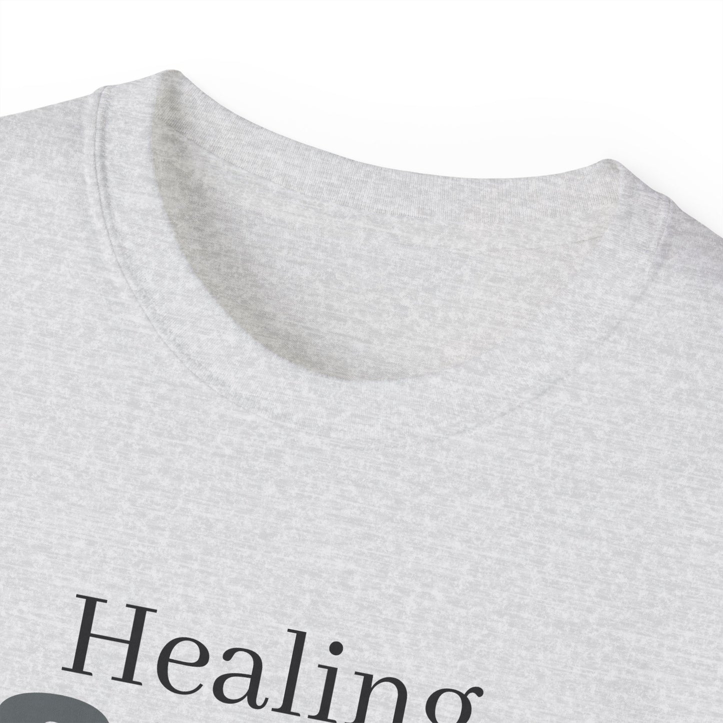 Healing Starts Unisex Ultra Cotton Tee - Comfortable Motivational T-Shirt