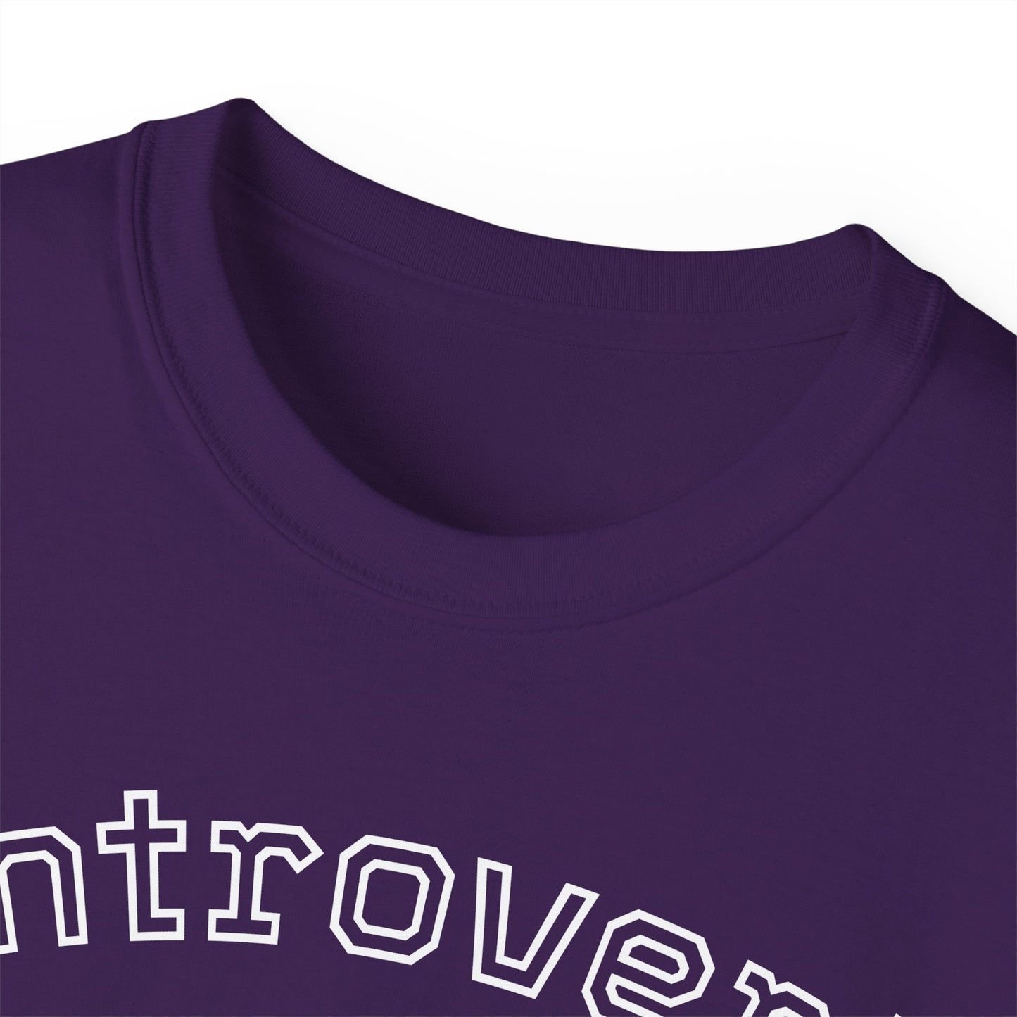 Introvert Not Invisible Unisex Ultra Cotton Tee - Casual Statement Shirt for Introverts
