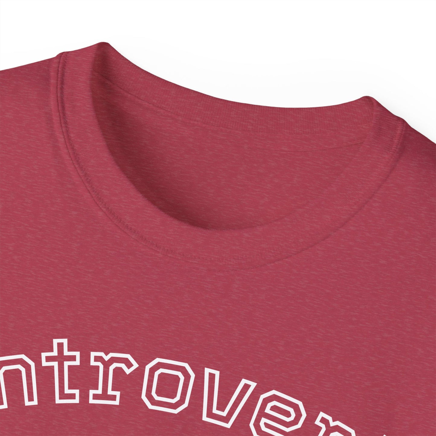 Introvert Not Invisible Unisex Ultra Cotton Tee - Casual Statement Shirt for Introverts