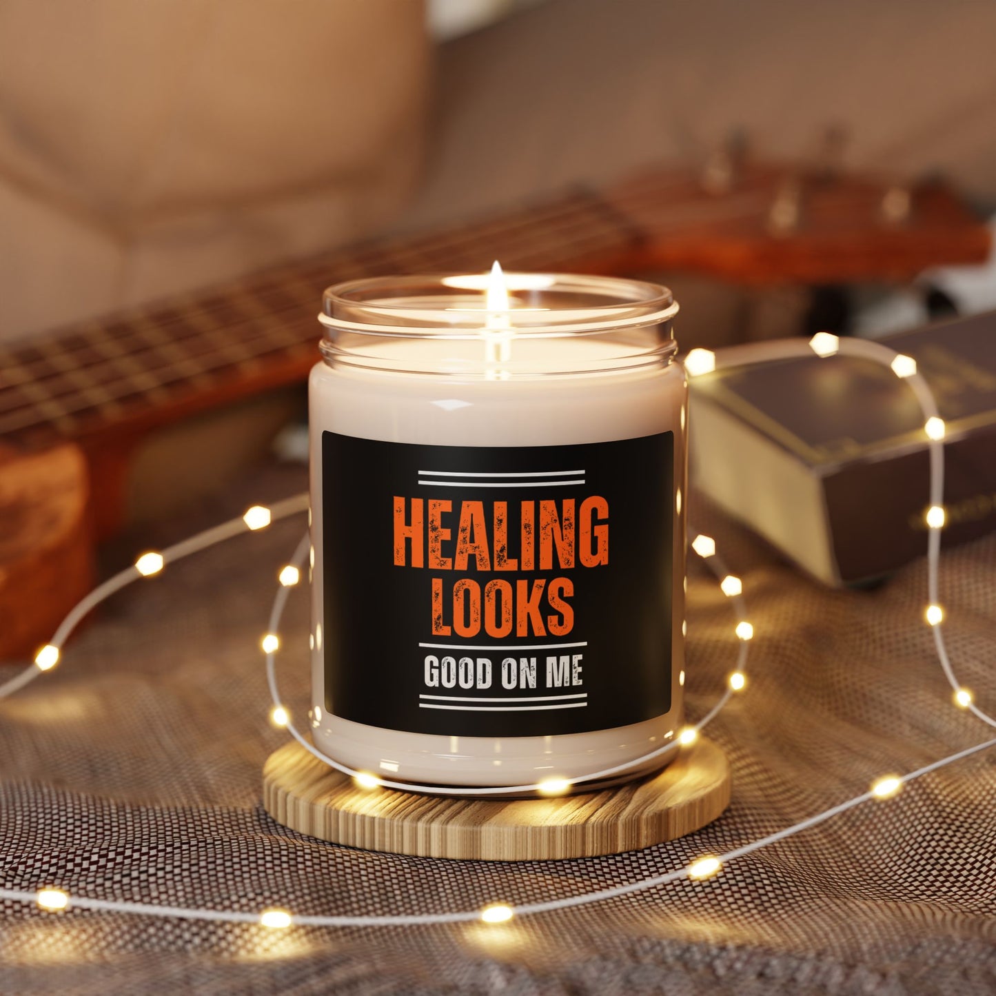 Healing Looks Good On Me Scented Soy Candle | Aromatherapy Gift for Self-Care, Home Decor, Relaxation, Birthday, Wellness Gift
