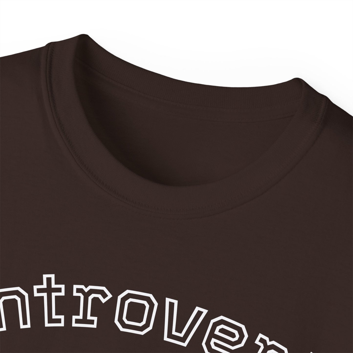 Introvert Not Invisible Unisex Ultra Cotton Tee - Casual Statement Shirt for Introverts