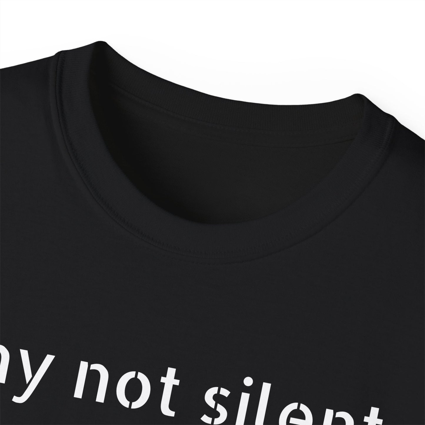 Shy Not Silent Calm Oasis Unisex Ultra Cotton Tee - Nature-Inspired Graphic Shirt