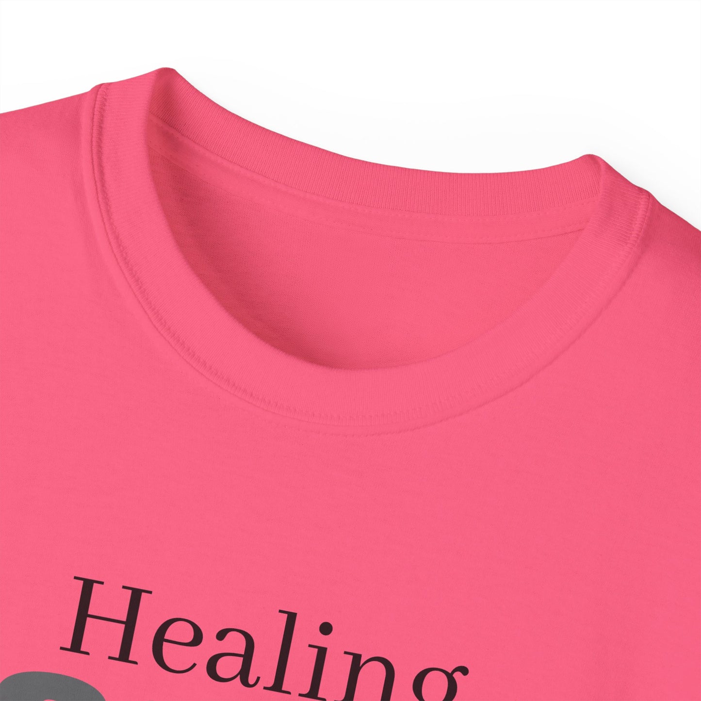 Healing Starts Unisex Ultra Cotton Tee - Comfortable Motivational T-Shirt
