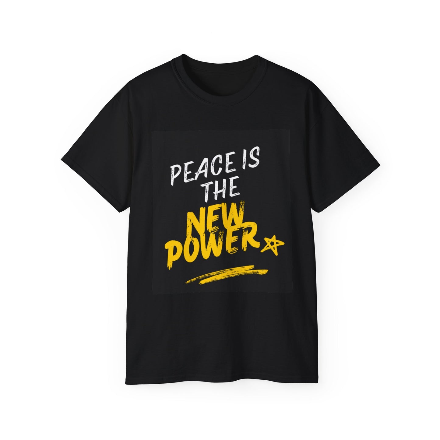 Unisex Peace is the New Power Tee - Empowering Graphic Shirt
