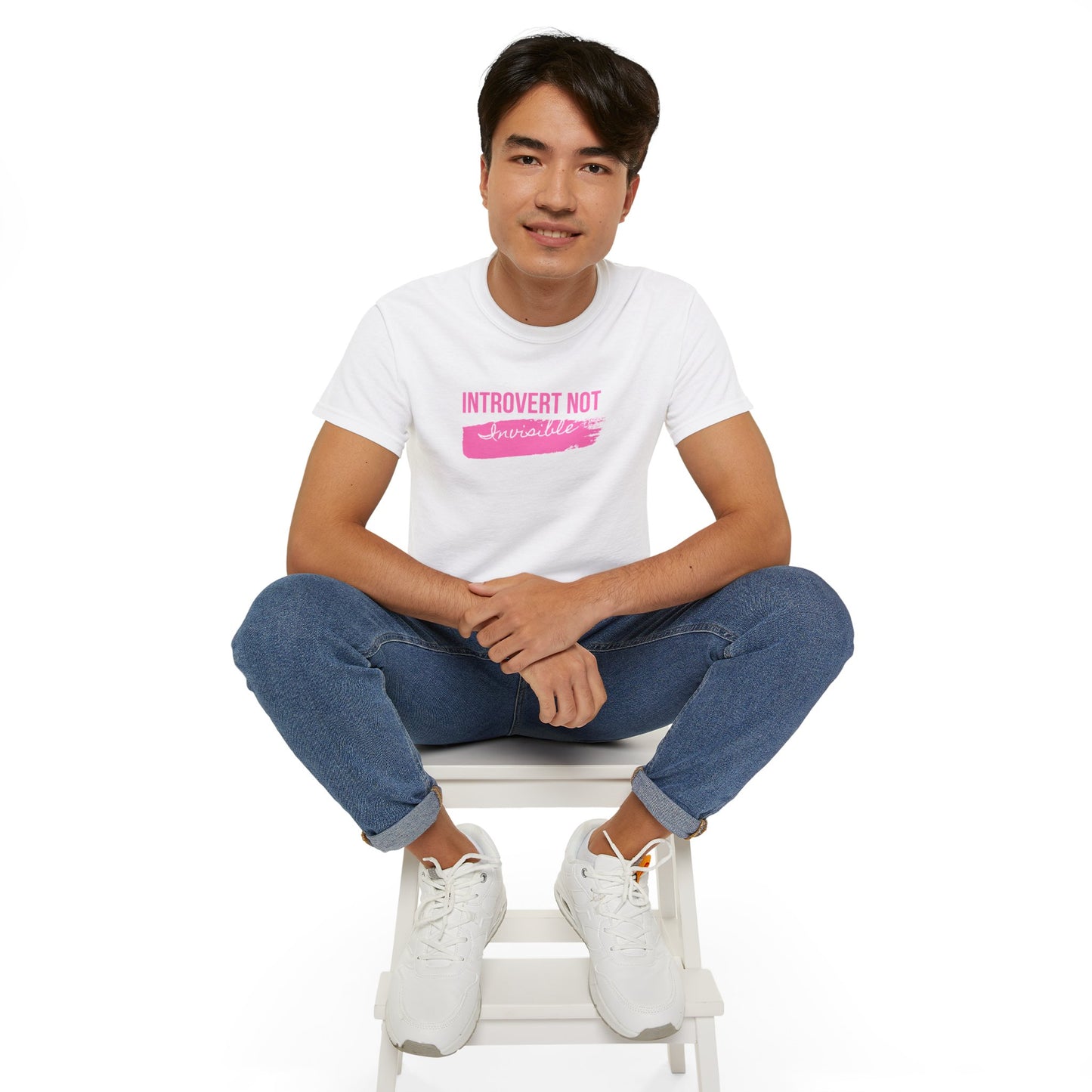 Introvert Not Invisible Unisex Ultra Cotton Tee - Comfortable Statement Shirt for introverts