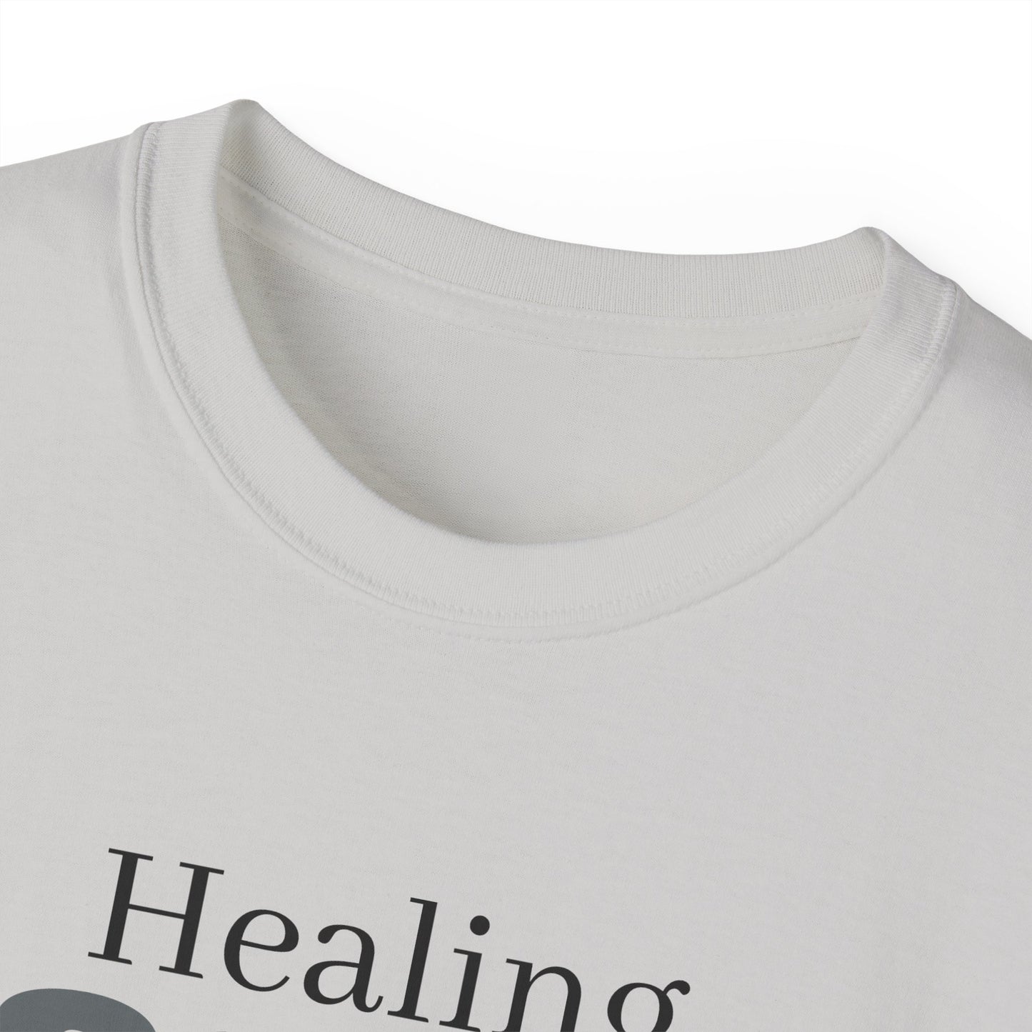 Healing Starts Unisex Ultra Cotton Tee - Comfortable Motivational T-Shirt