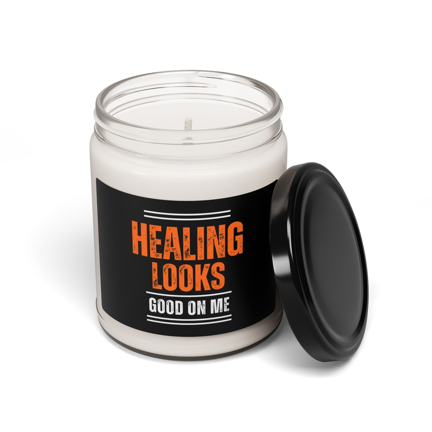 Healing Looks Good On Me Scented Soy Candle | Aromatherapy Gift for Self-Care, Home Decor, Relaxation, Birthday, Wellness Gift