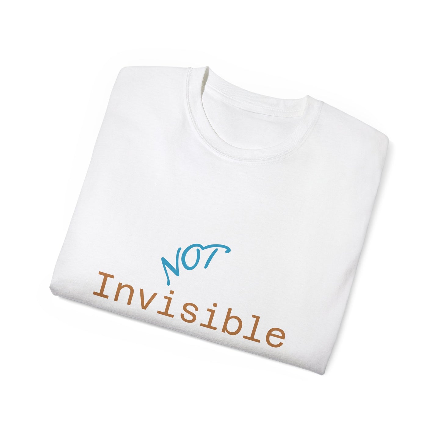 Introvert Not Invisible Unisex Ultra Cotton Tee - Casual Statement Shirt for Introverts