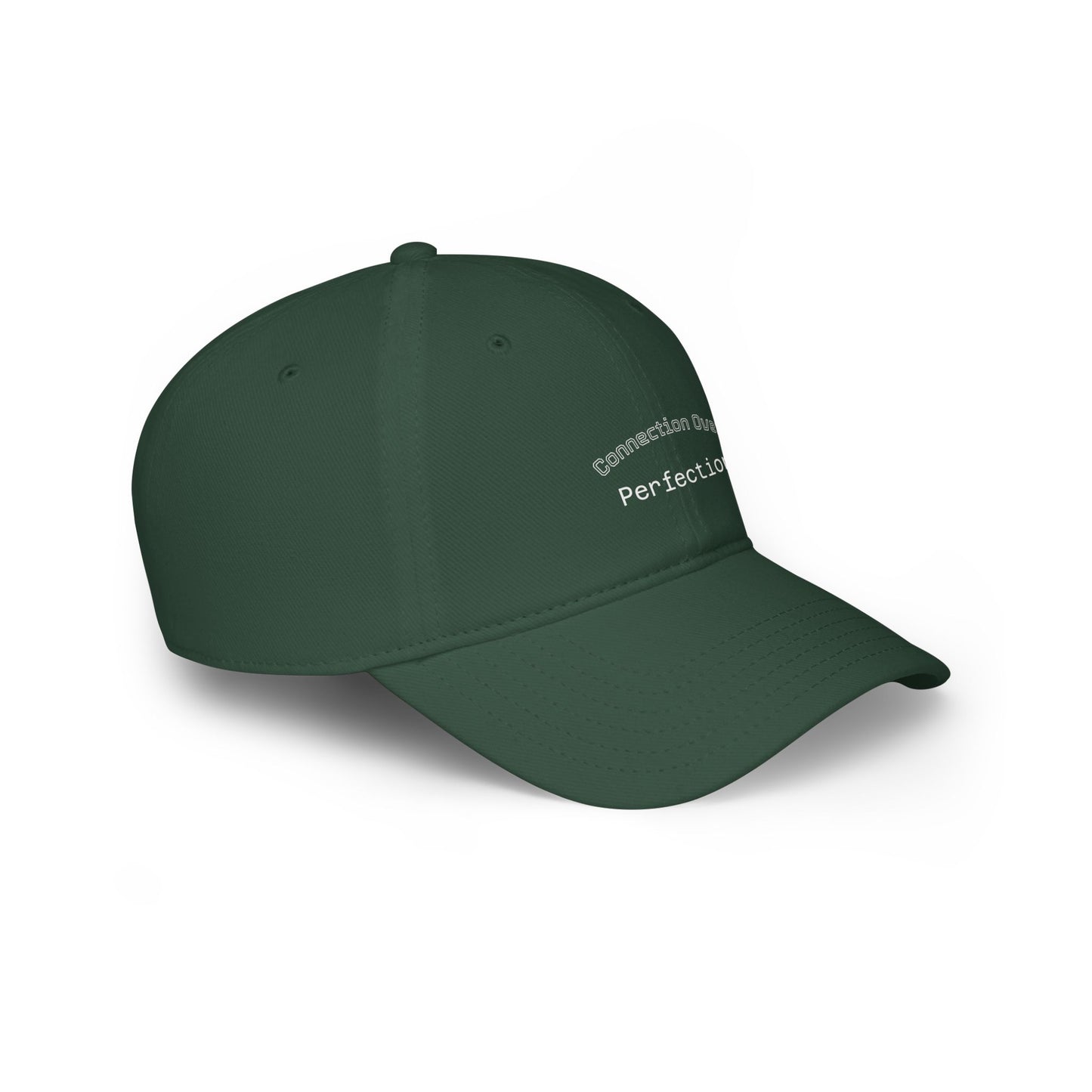 Connection Over Perfecton Low Profile Baseball Cap