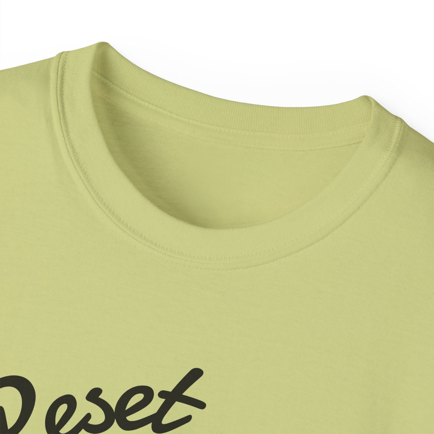 Reset, Rise, Repeat Unisex Ultra Cotton Tee - Motivational Shirt