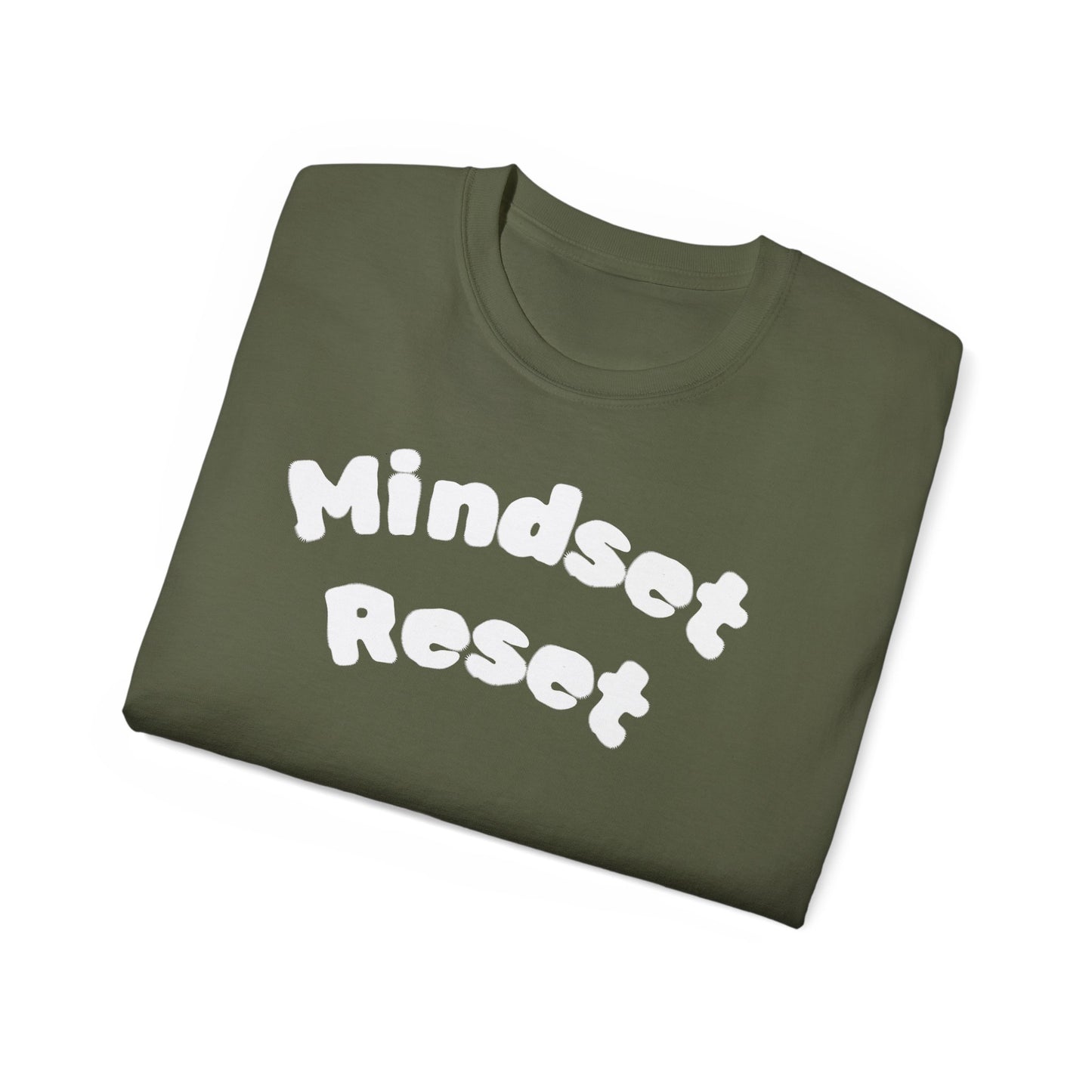 Mindset Reset Unisex Ultra Cotton Tee - Inspirational Graphic Shirt
