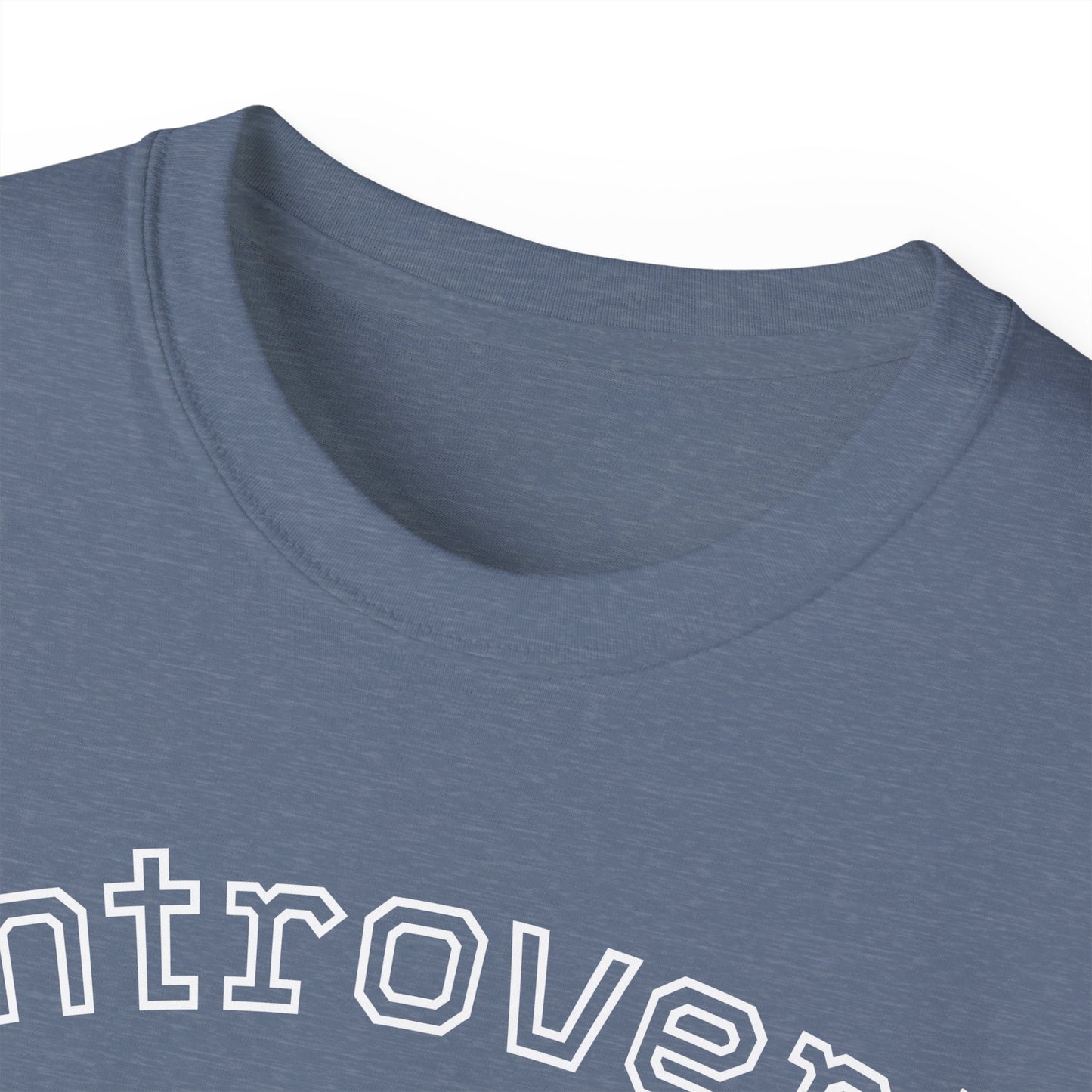 Introvert Not Invisible Unisex Ultra Cotton Tee - Casual Statement Shirt for Introverts