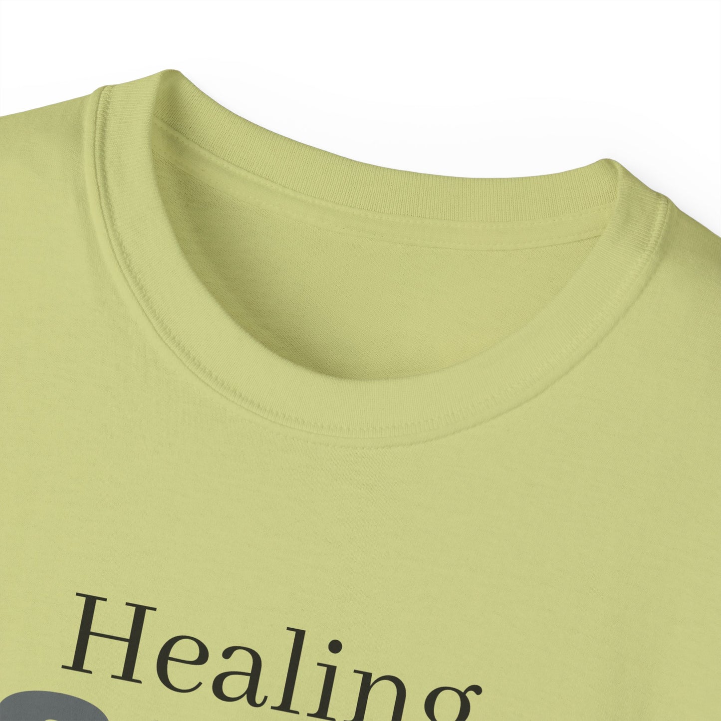 Healing Starts Unisex Ultra Cotton Tee - Comfortable Motivational T-Shirt