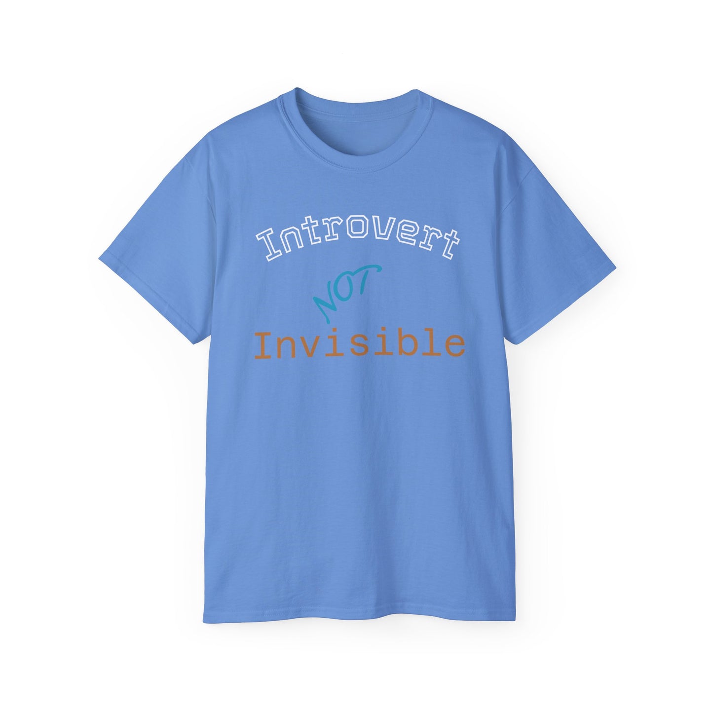 Introvert Not Invisible Unisex Ultra Cotton Tee - Casual Statement Shirt for Introverts