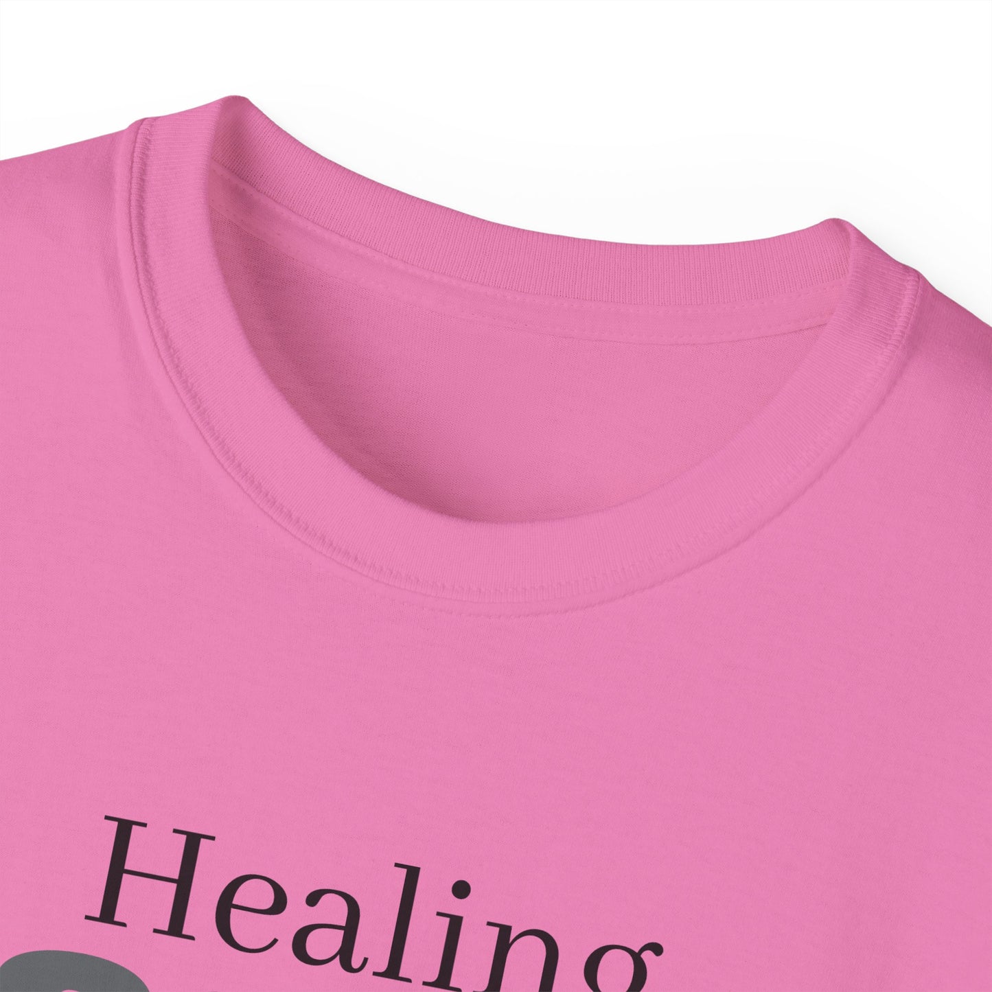 Healing Starts Unisex Ultra Cotton Tee - Comfortable Motivational T-Shirt