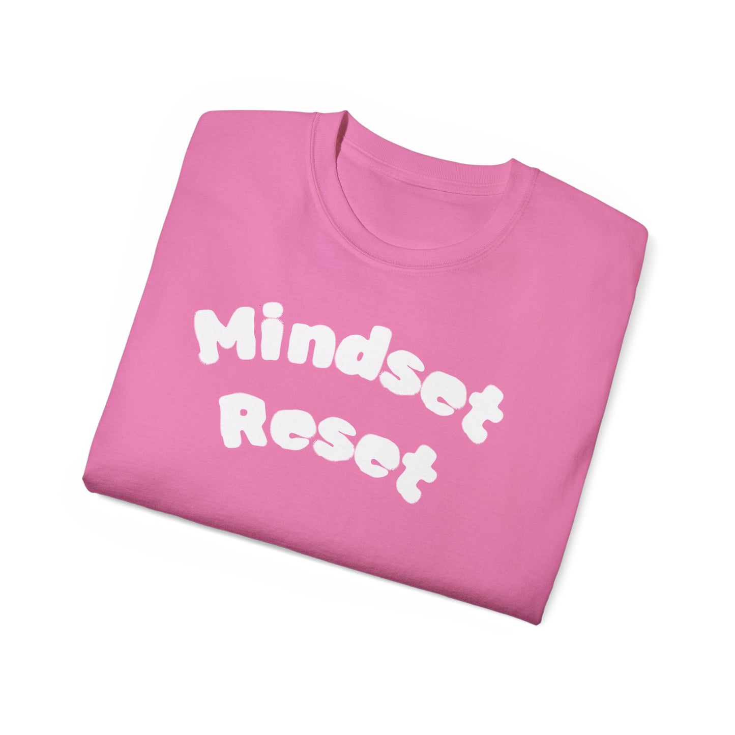 Mindset Reset Unisex Ultra Cotton Tee - Inspirational Graphic Shirt