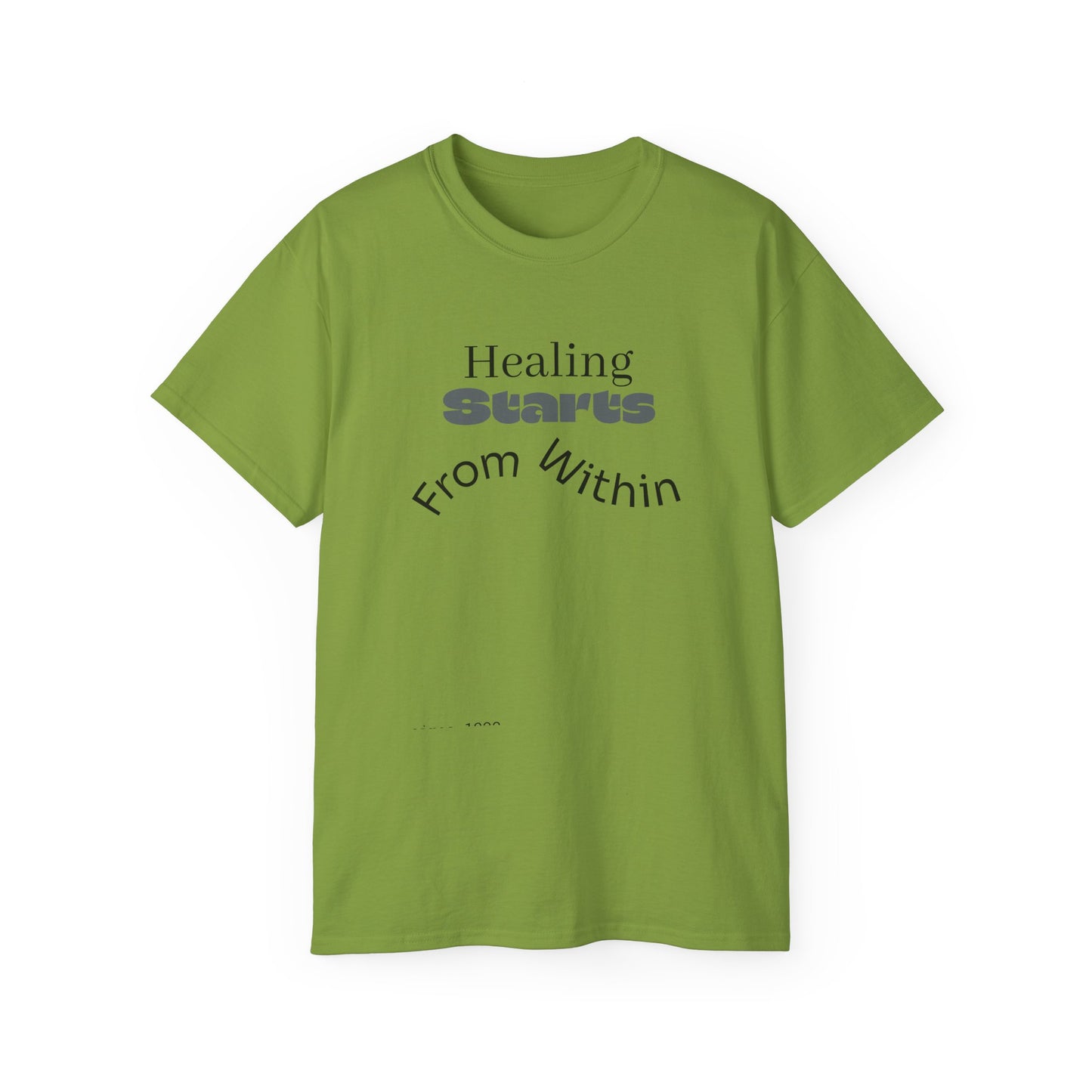 Healing Starts Unisex Ultra Cotton Tee - Comfortable Motivational T-Shirt