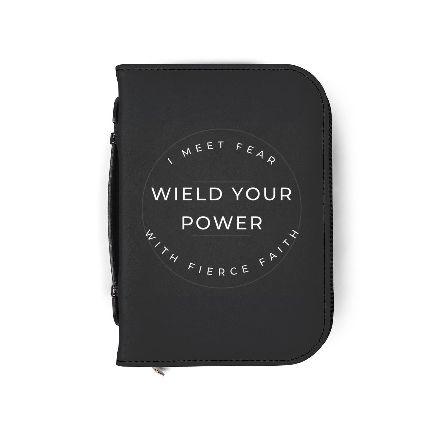Inspirational Bible Cover - 'Wield Your Power with Fierce Faith'