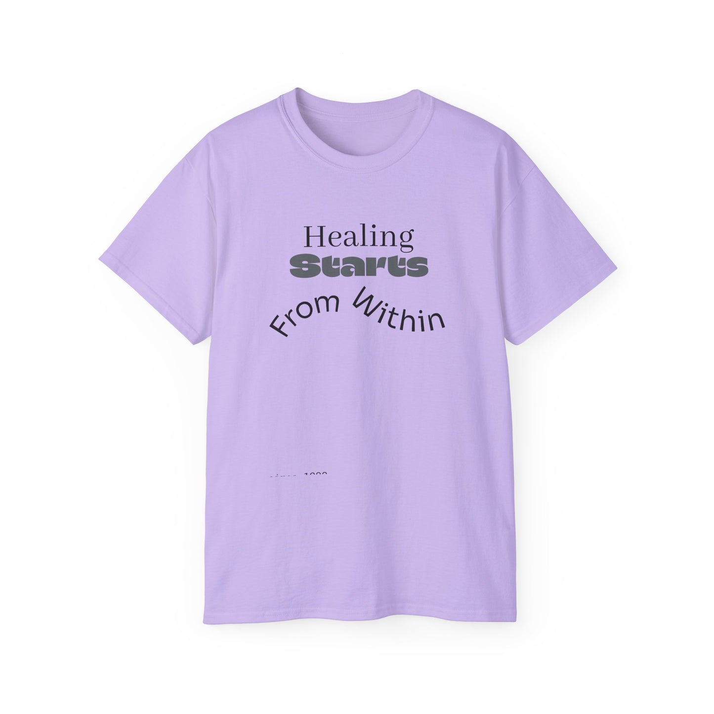 Healing Starts Unisex Ultra Cotton Tee - Comfortable Motivational T-Shirt