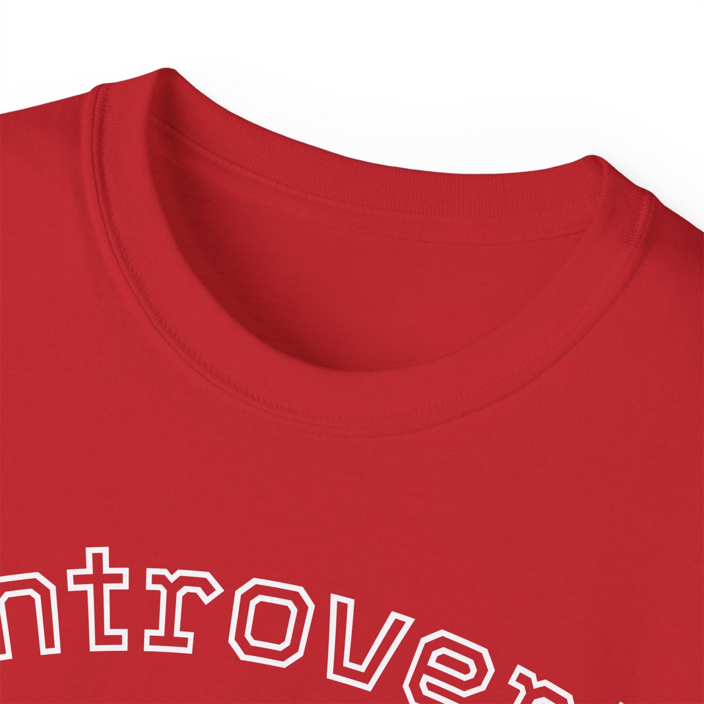 Introvert Not Invisible Unisex Ultra Cotton Tee - Casual Statement Shirt for Introverts