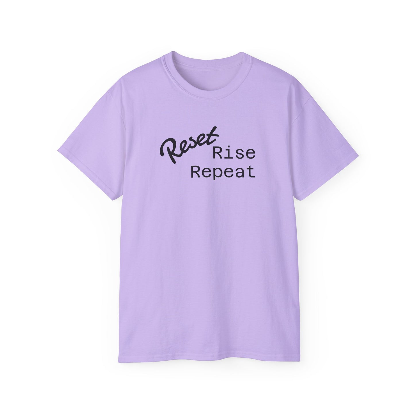 Reset, Rise, Repeat Unisex Ultra Cotton Tee - Motivational Shirt