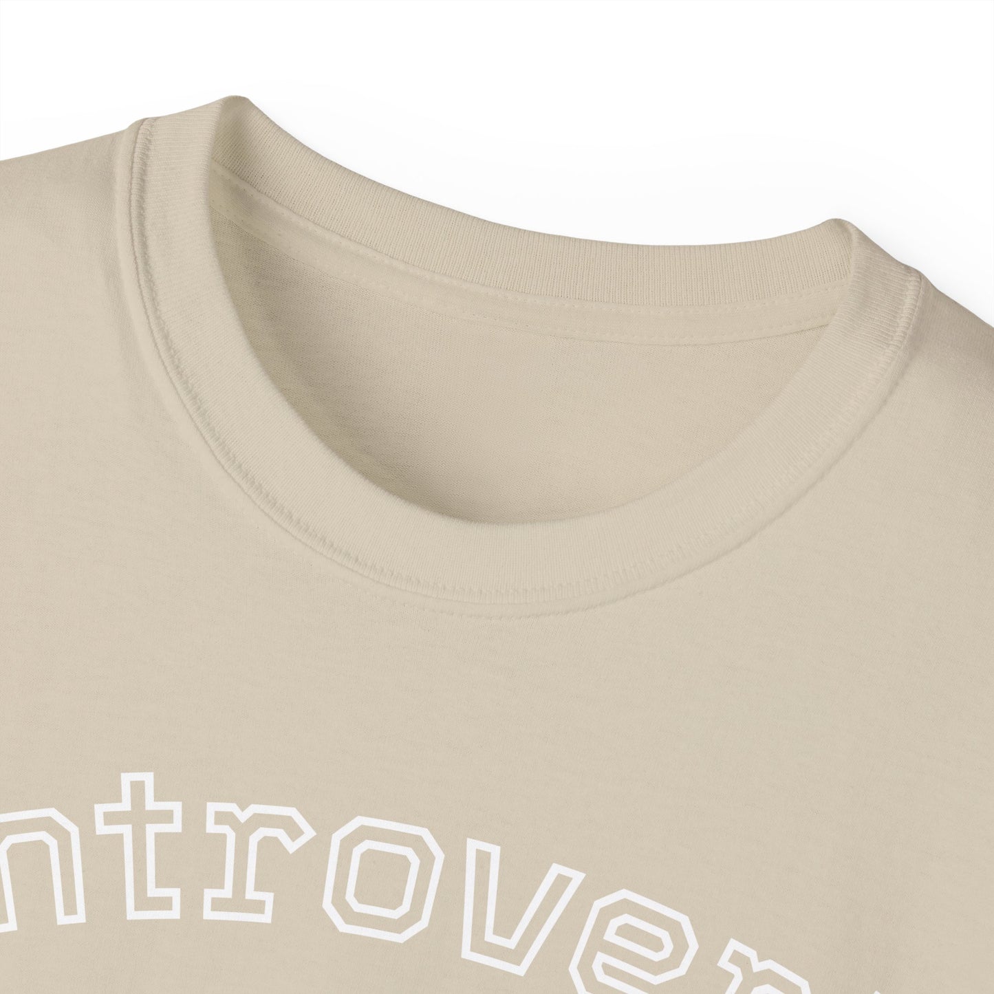 Introvert Not Invisible Unisex Ultra Cotton Tee - Casual Statement Shirt for Introverts