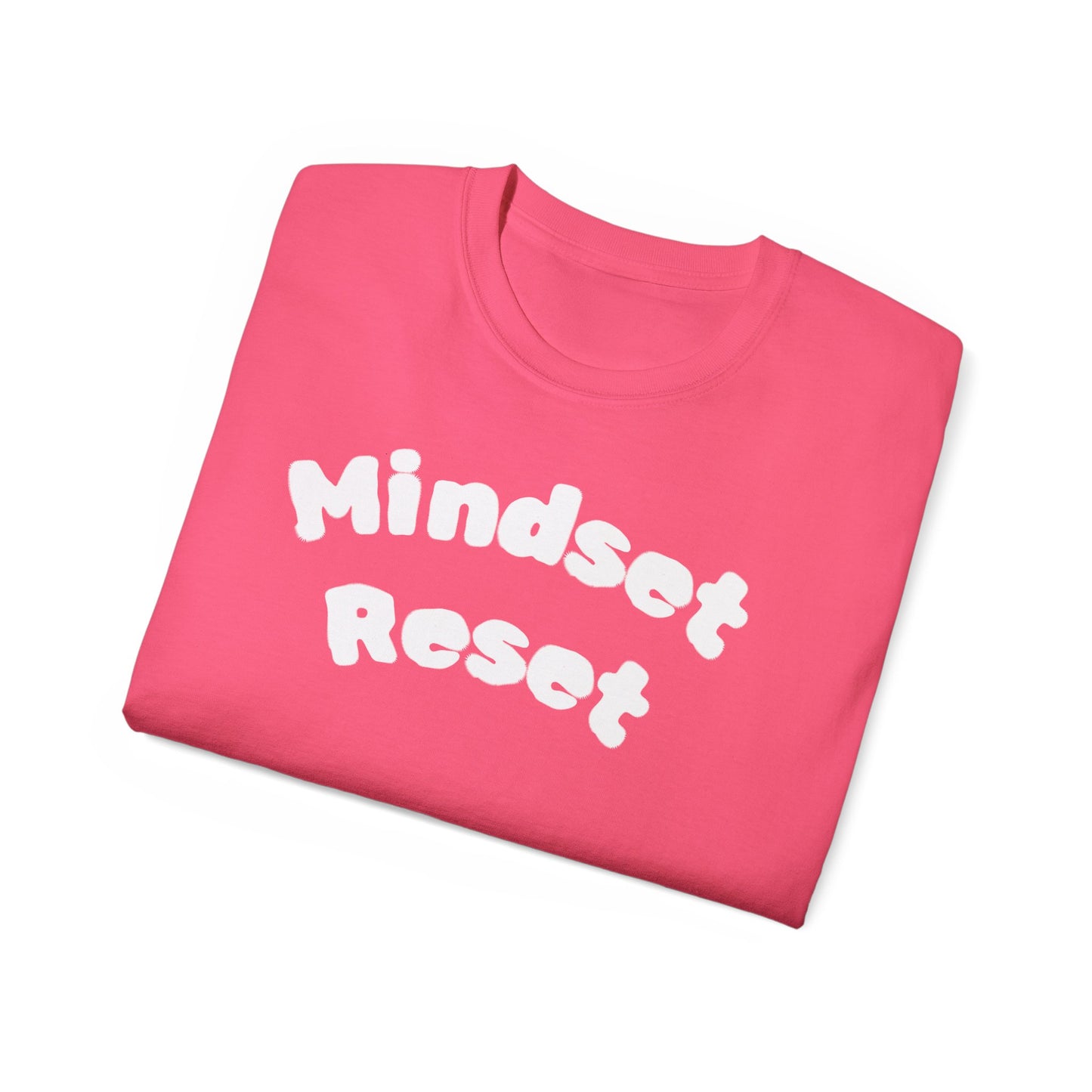 Mindset Reset Unisex Ultra Cotton Tee - Inspirational Graphic Shirt