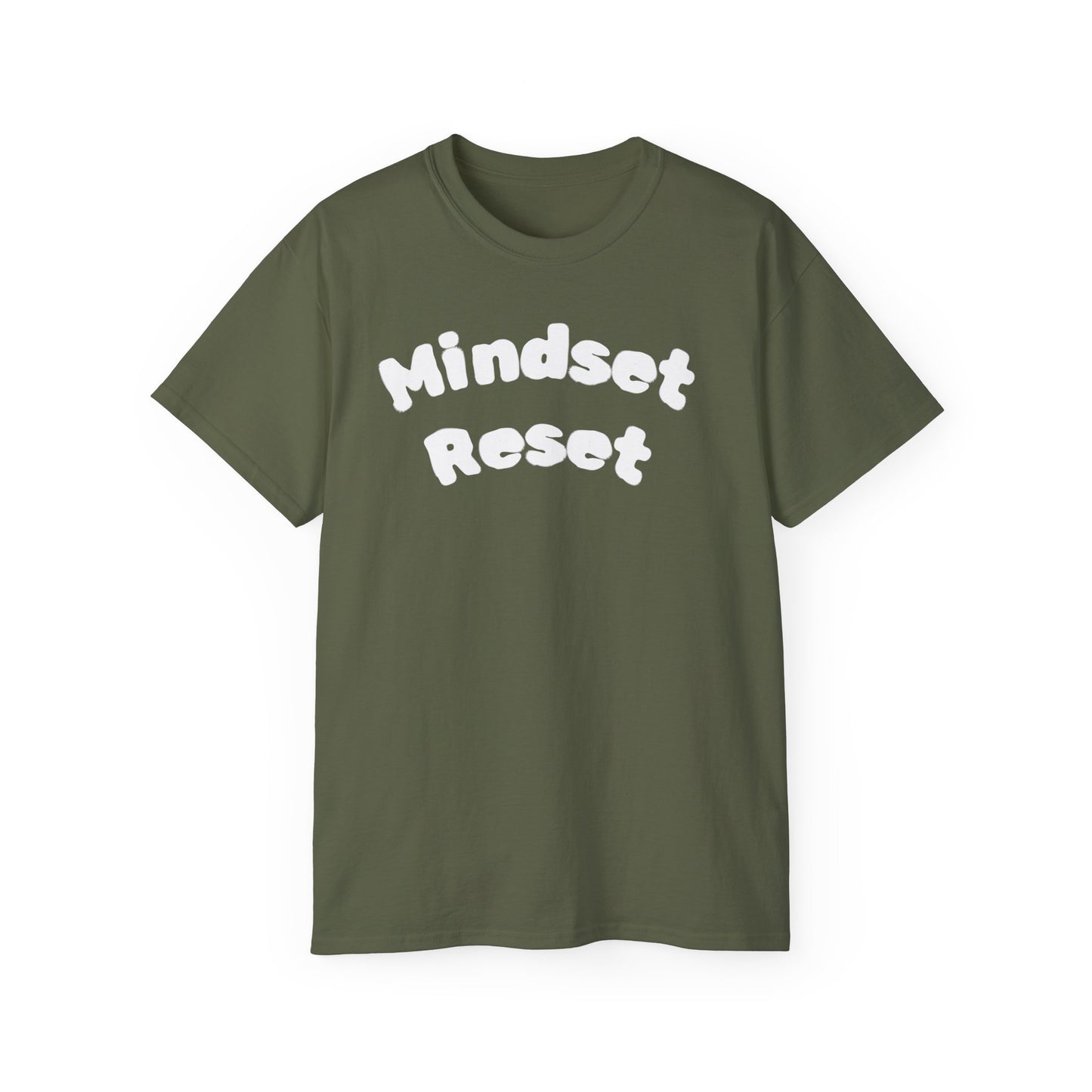 Mindset Reset Unisex Ultra Cotton Tee - Inspirational Graphic Shirt