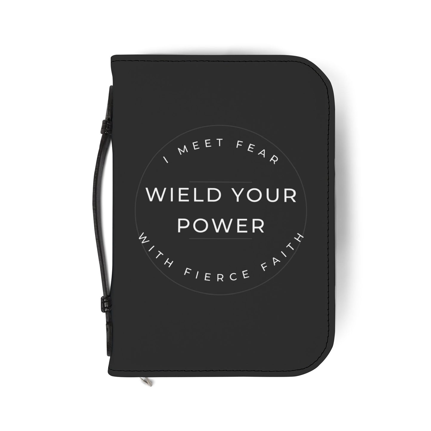 Inspirational Bible Cover - 'Wield Your Power with Fierce Faith'