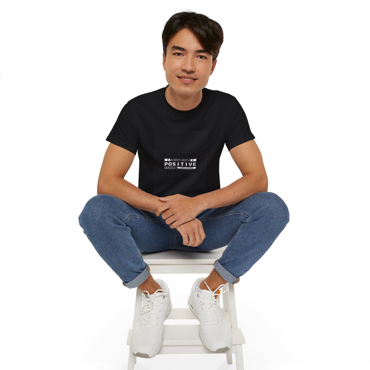 Positive Mindset Unisex Ultra Cotton Tee - Inspirational Graphic Tee