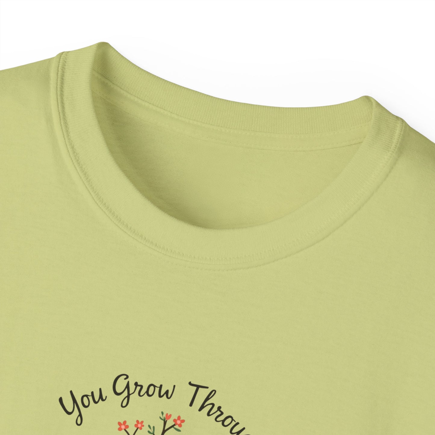 Mindful Growth Tee, Unisex Meditation Shirt, Inspirational Gift, Stress Relief Apparel, Wellness Clothing, Yoga Top, Self-Care Tee