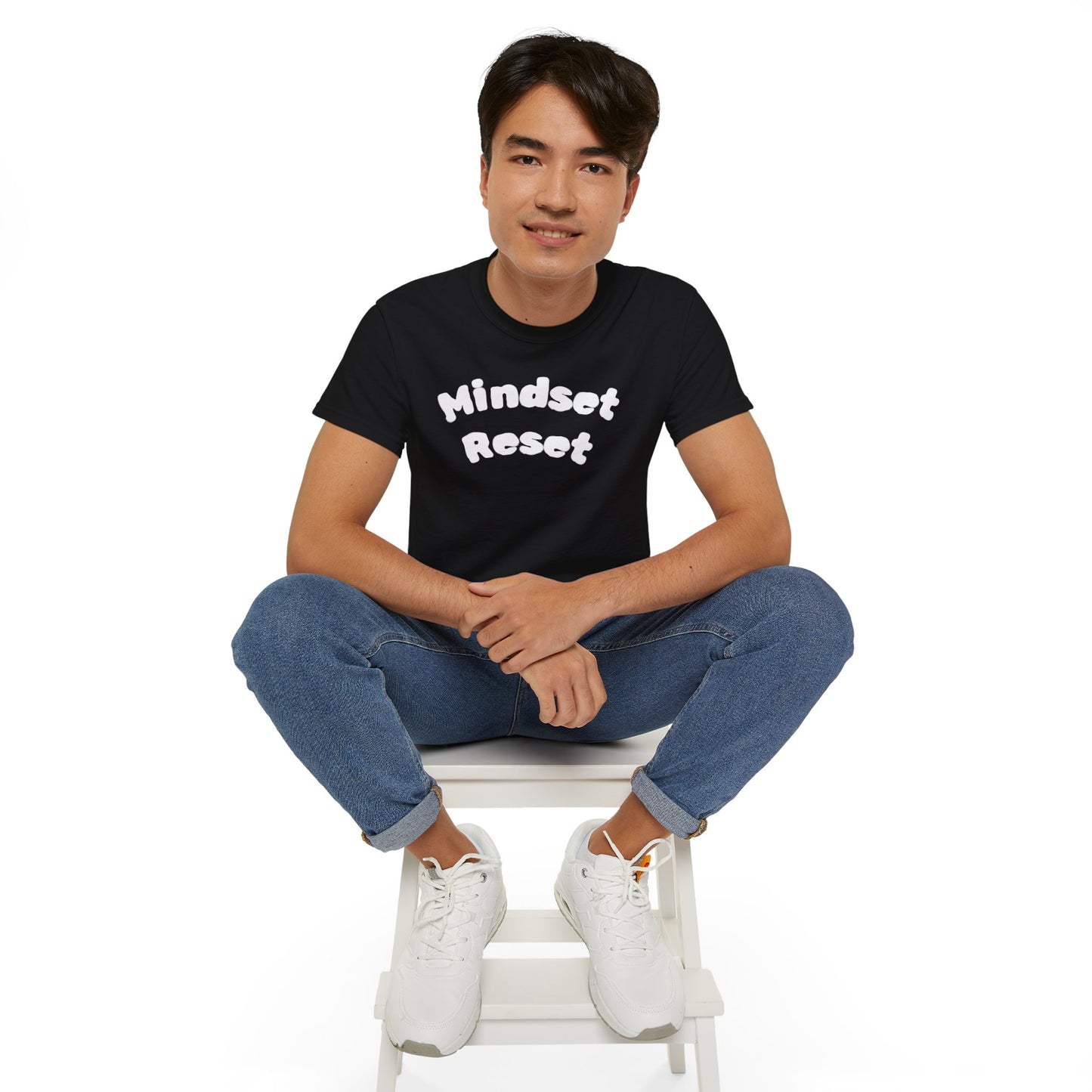 Mindset Reset Unisex Ultra Cotton Tee - Inspirational Graphic Shirt