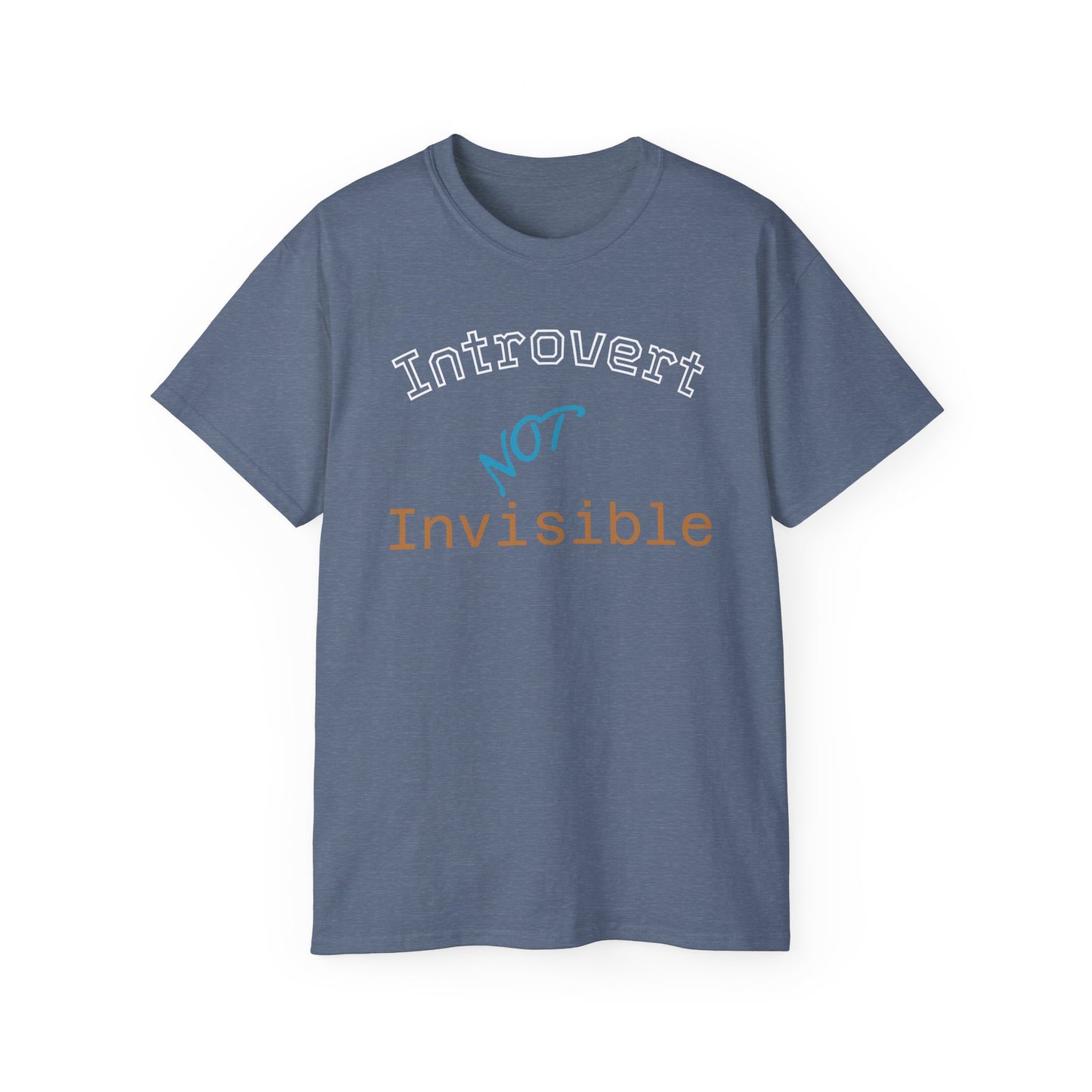 Introvert Not Invisible Unisex Ultra Cotton Tee - Casual Statement Shirt for Introverts