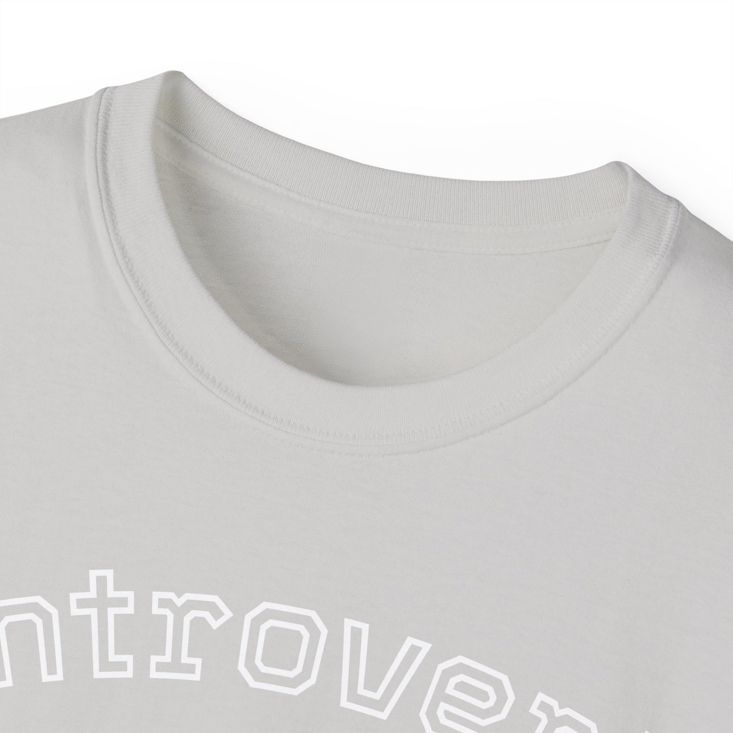 Introvert Not Invisible Unisex Ultra Cotton Tee - Casual Statement Shirt for Introverts