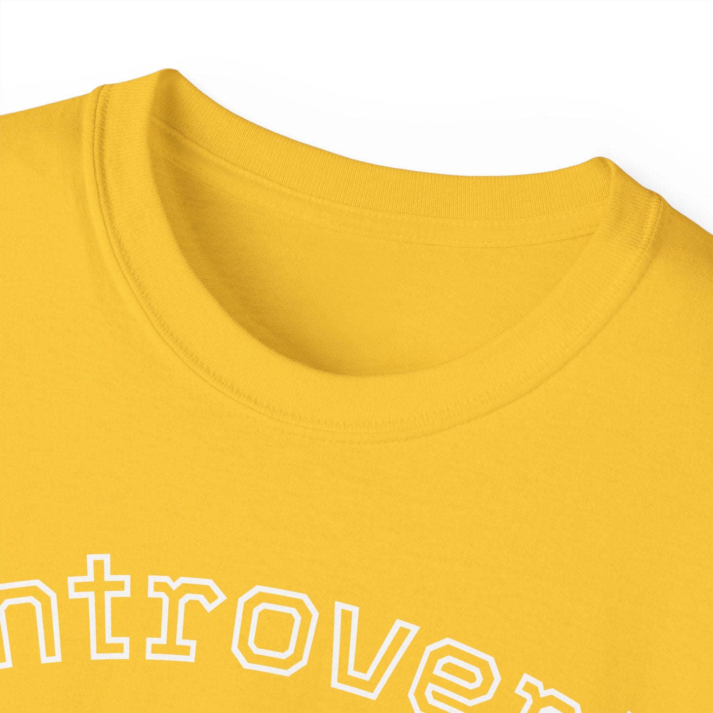 Introvert Not Invisible Unisex Ultra Cotton Tee - Casual Statement Shirt for Introverts
