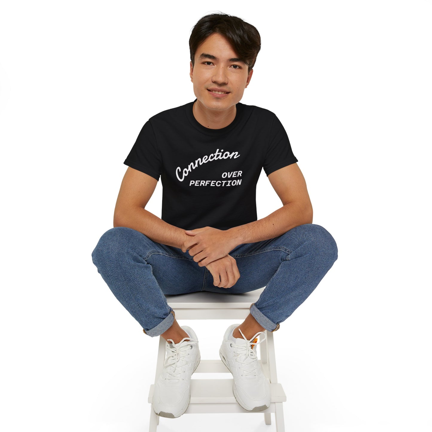 Connection Over Perfection Unisex Tee - Embrace Meaningful Moments