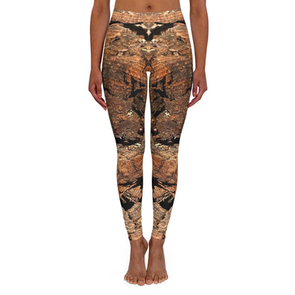 Nature-Inspired Spandex Leggings