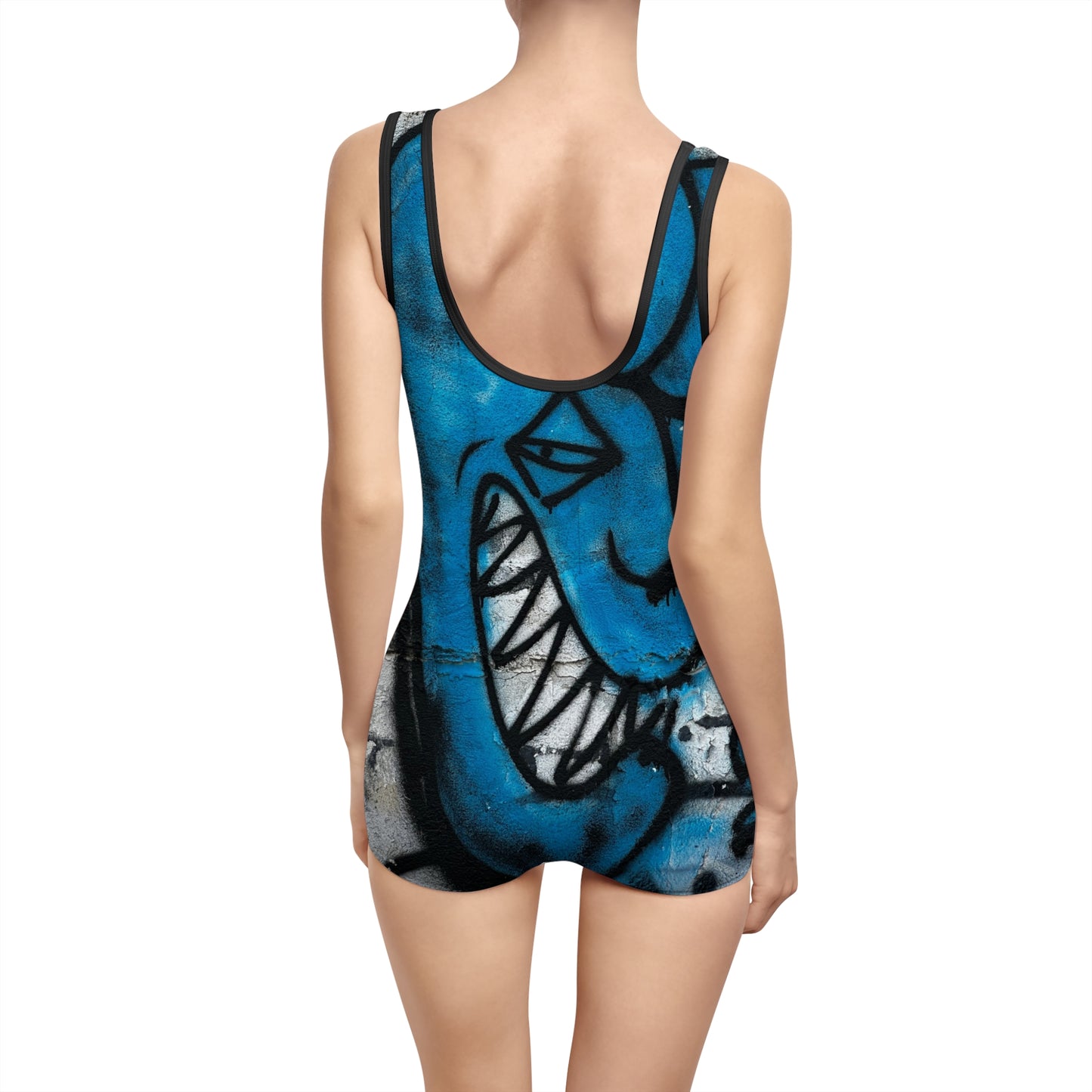 Broken Arrow Women's Vintage Swimsuit, Urban swimwear, Graffiti designed Swimwear, Women's, Vintage, Swimsuit