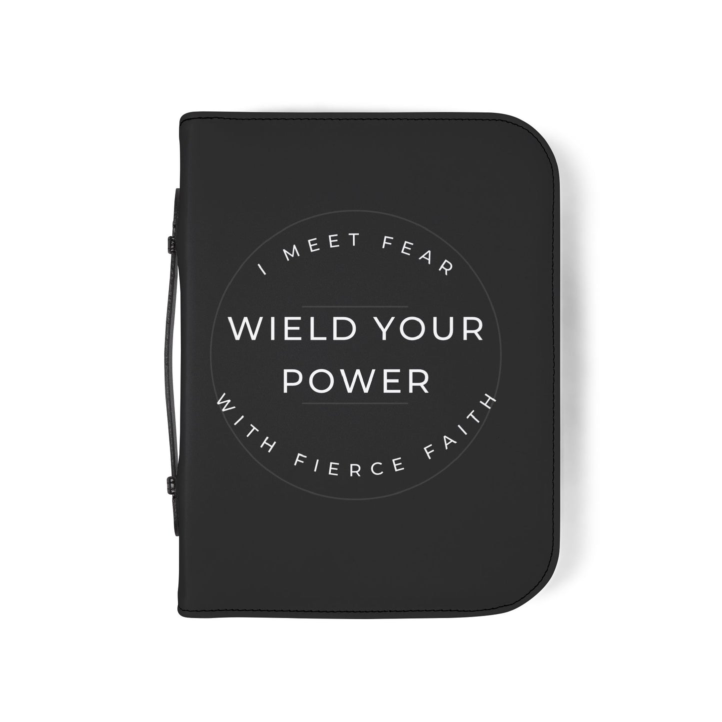 Inspirational Bible Cover - 'Wield Your Power with Fierce Faith'